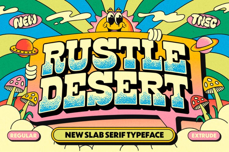 Rustle Desert - Slab Serif