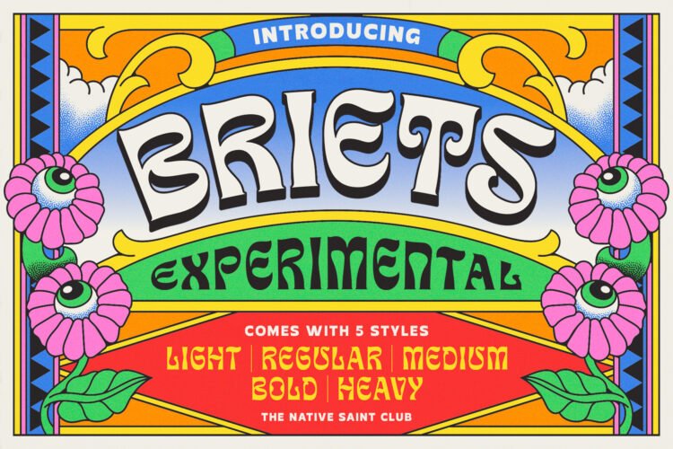 Briets - Psychedelic Font
