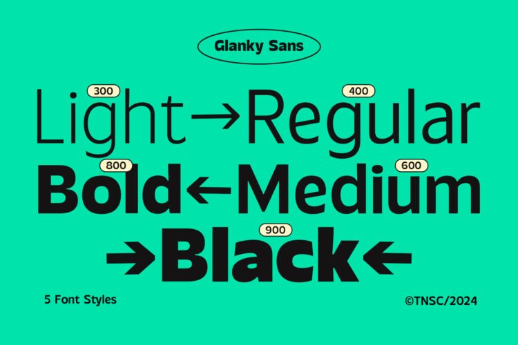 Glanky Variable Sans + Mascot - Image 2