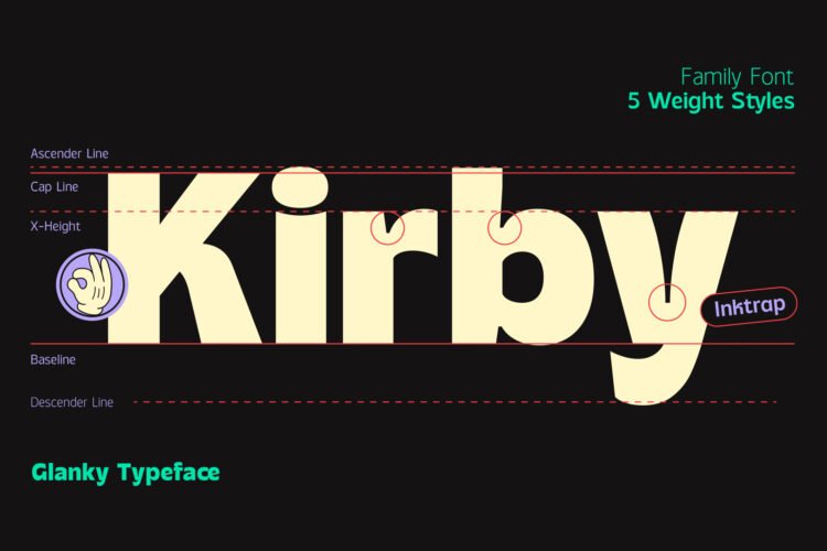 Glanky Variable Sans + Mascot - Image 4