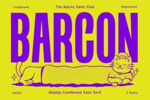 Barcon - Condensed Sans