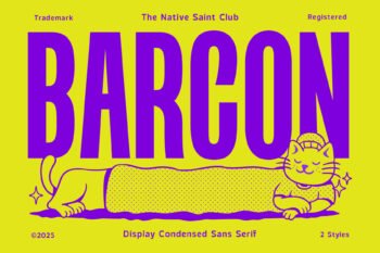 Barcon - Condensed Sans