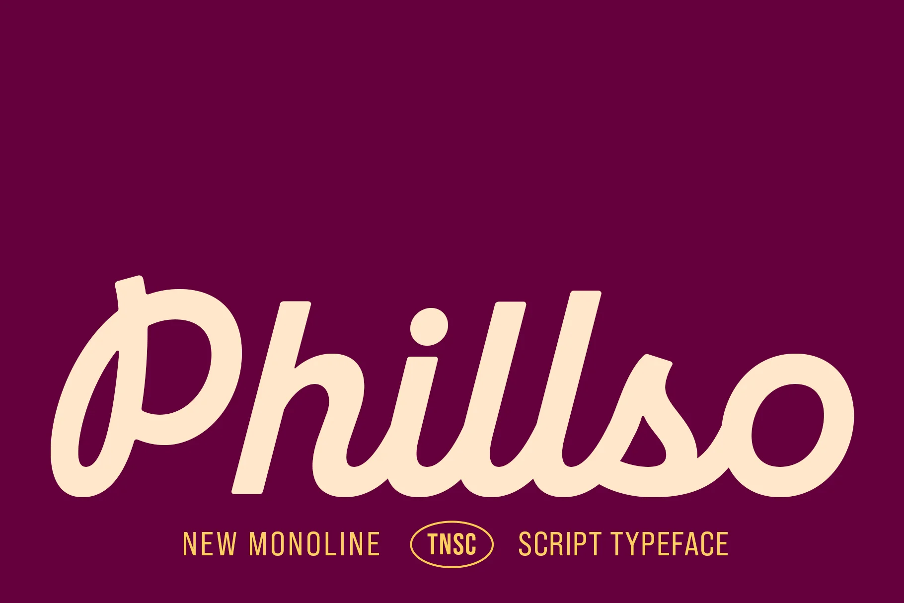Phillso - Monoline Script