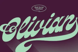 Olivian - Vintage Bold Script