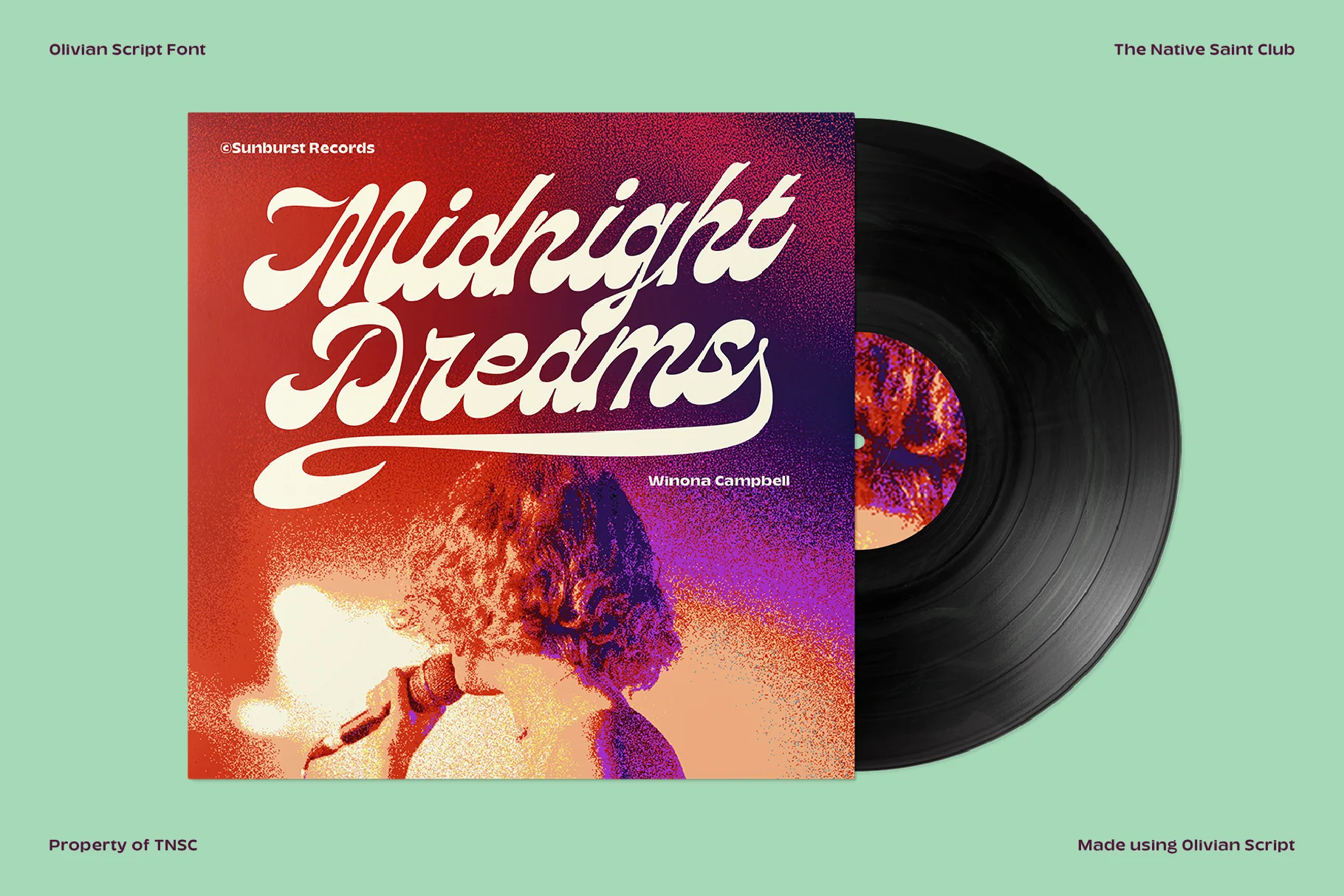 Olivian - Vintage Bold Script - Image 11