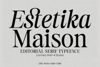 Estetika Maison - Editorial Serif