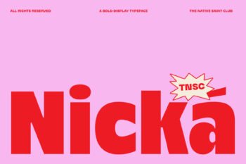Nicka - Bold Display Sans