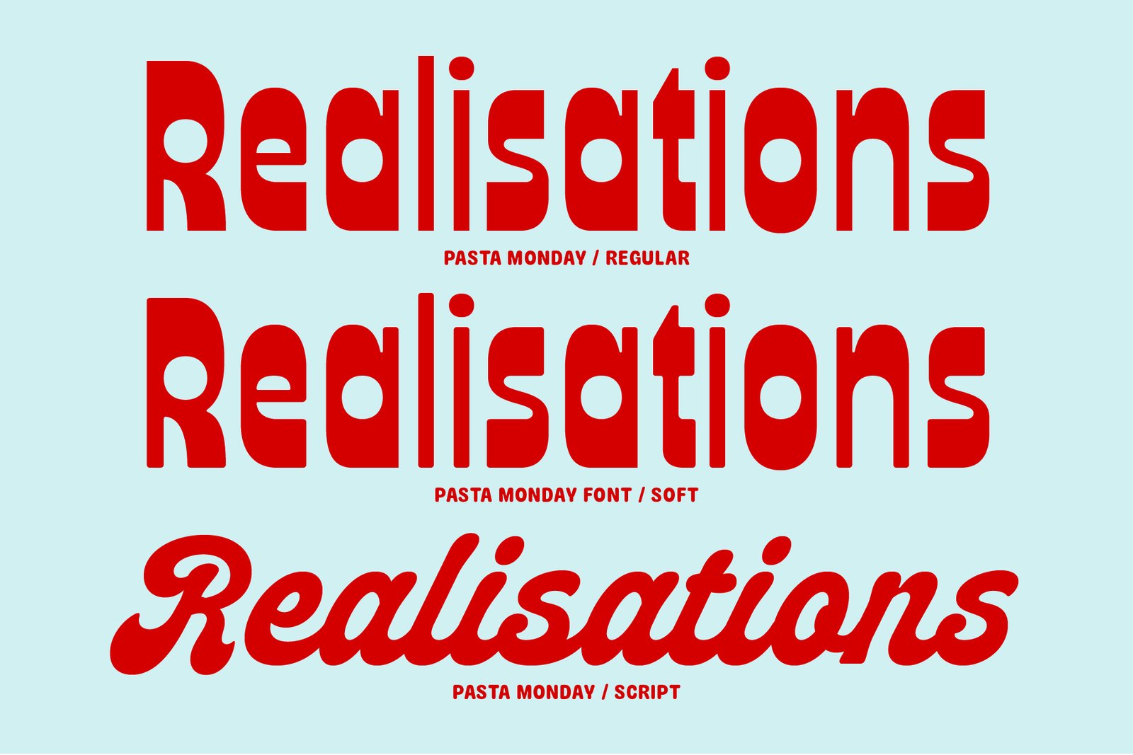 Pasta Monday - Font Duo - Image 6