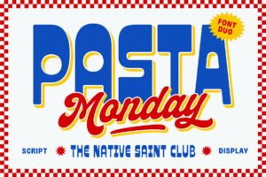 Pasta Monday - Font Duo