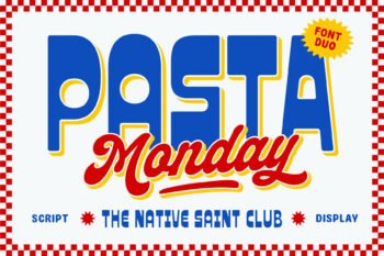 Pasta Monday - Font Duo